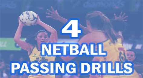 4 Netball Passing Drills To Improve Techniques 🏐 | Netball, Passing drills, Netball coach