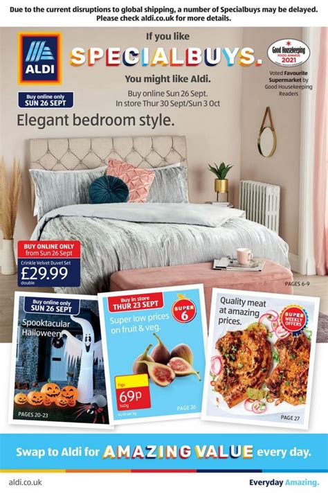 ALDI Offers 26 September 2021 | ALDI Special Offers Next Week | Aldi UK