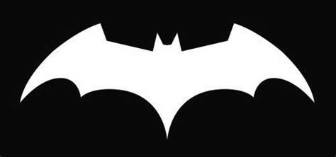 White Batman Logo - LogoDix