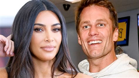 Kim Kardashian and Tom Brady Have Flirty Fun During Bidding War Over ...