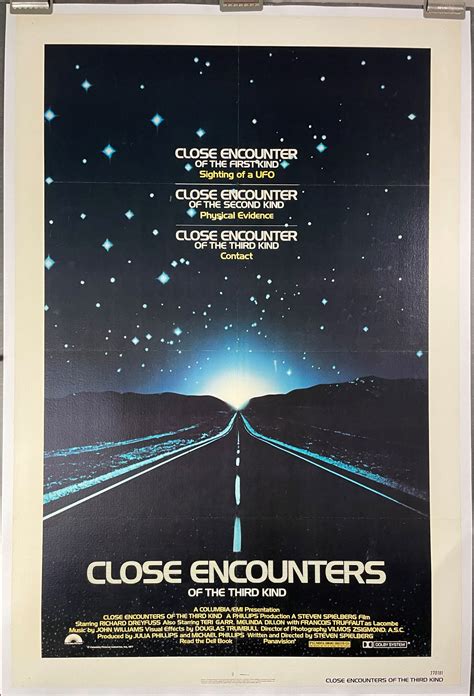 CLOSE ENCOUNTERS OF THE THIRD KIND, Original Stephen Spielberg Movie ...