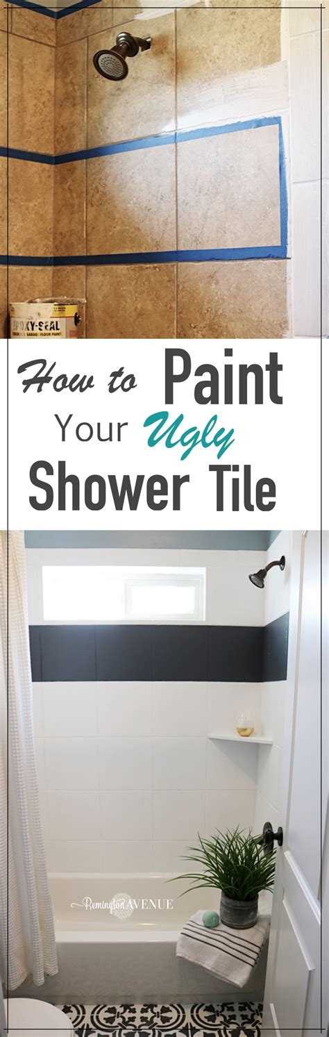 How to Paint Shower Tile - Remington Avenue