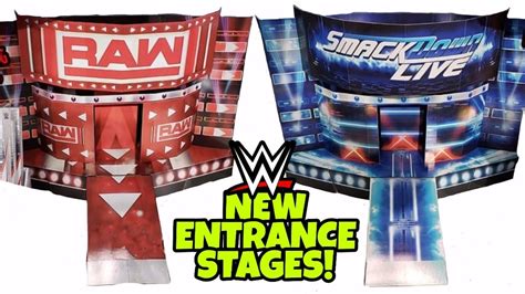 Smackdown Entrance Stage Pop Up WWE Toy Wrestling Playset By Wicked ...