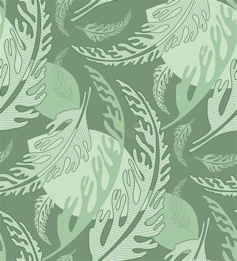 Seamless Organic Wallpaper Pattern Stock Illustration - Illustration of ornamental, leaf: 1587400