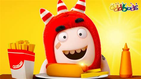 Oddbods | NEW | STREET FOOD | Funny Cartoons For Kids - YouTube