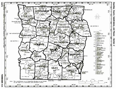 IN DEEDS: Counties Of Mid-Tennessee