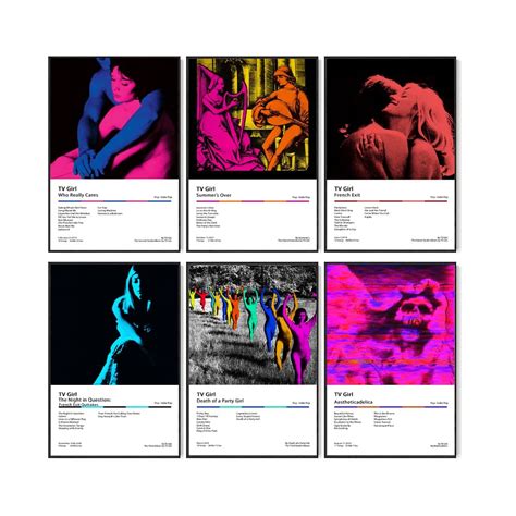 TV Girl Poster Album Cover Music Posters for Room Aesthetic Canvas Wall ...