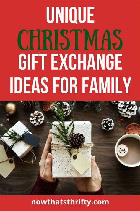 Unique Christmas Gift Exchange Ideas for Family | Christmas gift exchange, Christmas gift ...