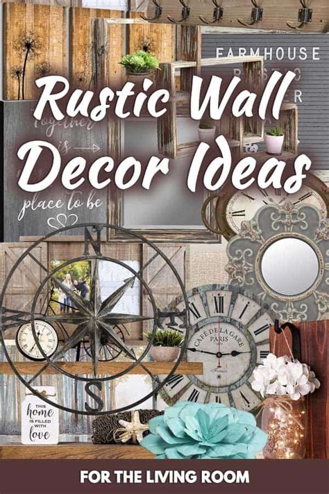 20 Rustic Wall Decor Ideas for the Living Room