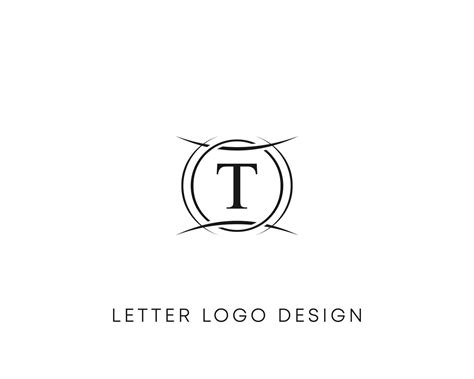 Abstract letter T logo design, minimalist style letter logo, text T icon vector design 7683493 ...