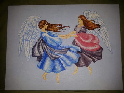 dancing angels | Artwork, Drawings, Painting