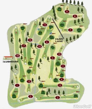 Moate Golf Club - Layout Map | Course Database