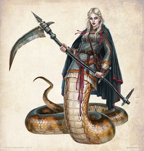 Lamia Matriarch by KateMaxpaint | Fantasy monster, Lamia, Fantasy creatures