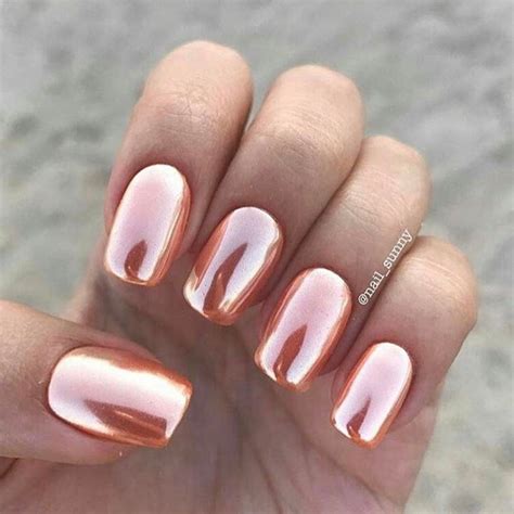 Rose gold summer nail art | Sylvia Nail Designs | Pinterest | Summer nail art, Metallic and Rose