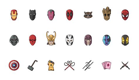 Marvel Emoji Set :: Behance