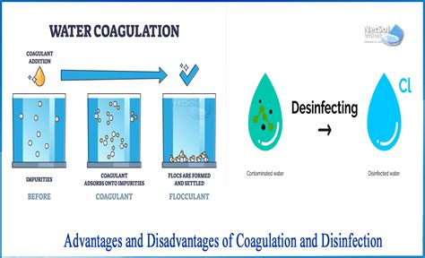 What are the advantages of Coagulation and disinfection