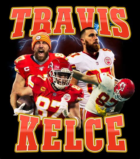 Travis Kelce T Shirt Design PNG Instant Download - Etsy