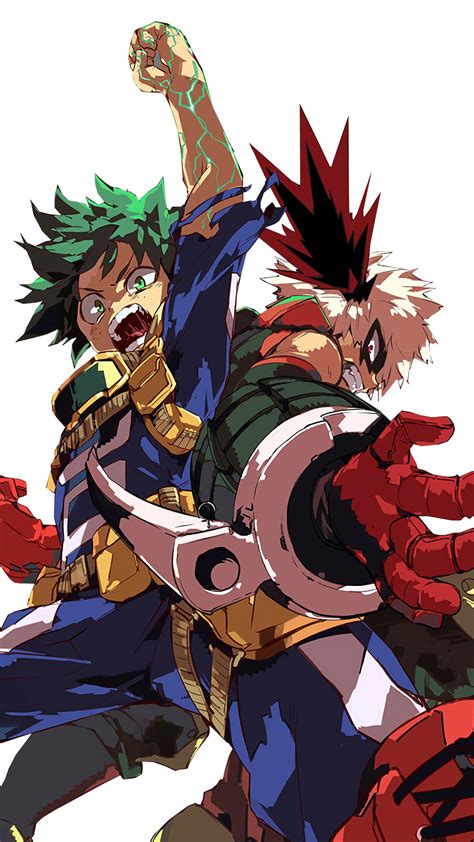 #328509 Katsuki Bakugo vs Izuku Midoriya, My Hero Academia, 4K phone HD ...