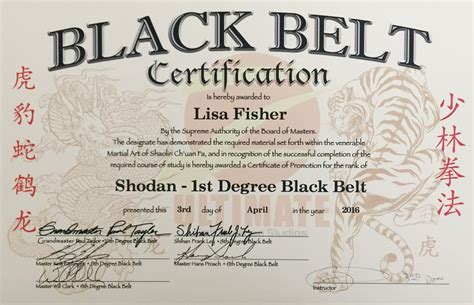 Best Of black belt certificate Black belt training & certification