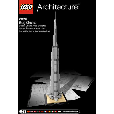 LEGO Burj Khalifa Set 21031 Instructions | Brick Owl - LEGO Marketplace