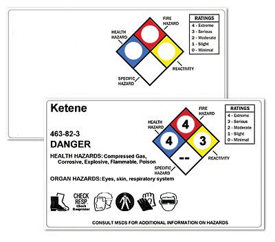 Hazardous Materials Identification (HMIS) | Duralabel