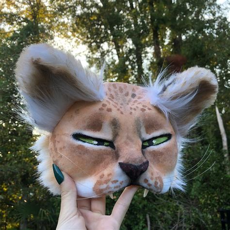 Lion Cat Therian Cosplay Mask - Etsy