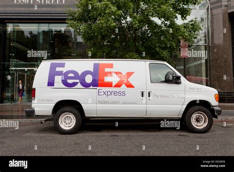 FedEx Express delivery van - Washington, DC USA Stock Photo, Royalty ...