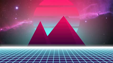 Retrowave Pyramid In Space 4k Wallpaper,HD Artist Wallpapers,4k Wallpapers,Images,Backgrounds ...
