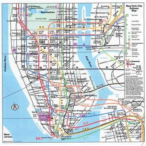 kgapofem: nyc manhattan subway map