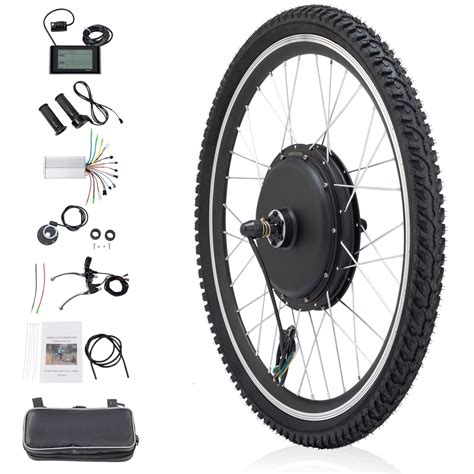 Ktaxon 48V 1000W Electric Bicycle Motor Kit, 26" Rear Wheel E-Bike ...