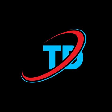 TD logo. TD design. Blue and red TD letter. TD letter logo design ...