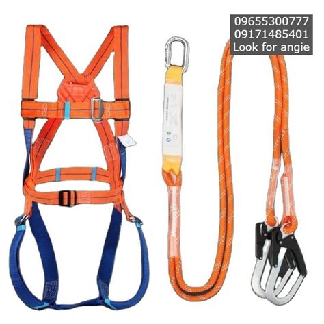 Safety Harness Single/Double Lanyard, Commercial & Industrial, Construction Tools & Equipment on ...