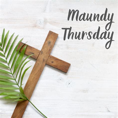 Maundy Thursday Service - April 9th at 6pm on ZOOM - Conshohocken UMC