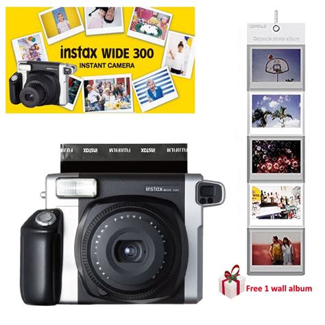 100% Authentic FuJI Fujifilm Instax WIDE 300 Instant Pictures Photo ...