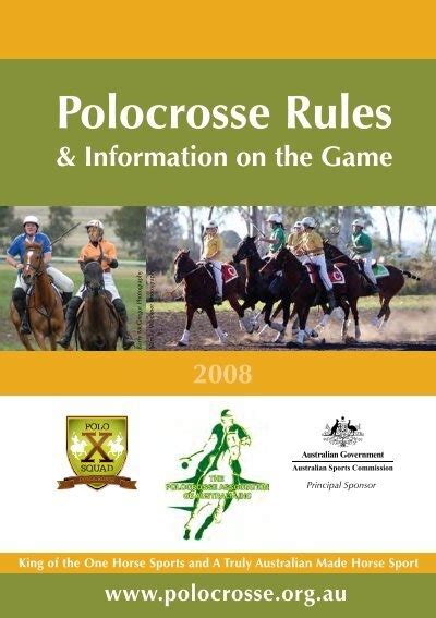 Polocrosse Rules - DU Equestrian Club