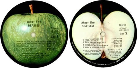 The Beatles Meet The Beatles - Apple Label with Capitol Logo/Variant US vinyl LP album (LP ...