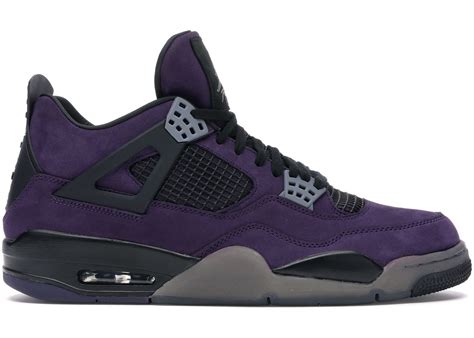 Jordan 4 Retro Travis Scott Purple (Friends and Family) | Air jordans ...