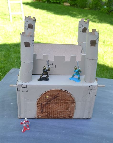 Waste Material Craft Ideas For Kids: Make A Homemade Castle