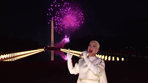 Katy Perry Performs "Firework" As Inauguration Day Comes to an End ...