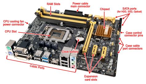 Function Of Motherboard In Computer / Motherboard components and their functions : The function ...