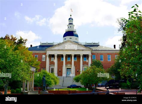 State Capitol Building Statehouse Annapolis Maryland MD Capital Stock Photo - Alamy