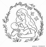 Breastfeeding Coloring Pages sketch template