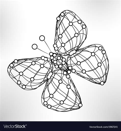 Abstract butterfly Royalty Free Vector Image - VectorStock