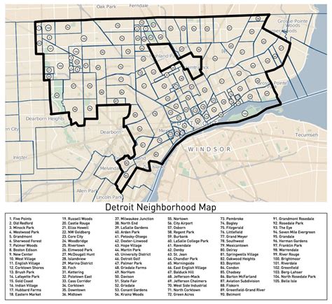 Loveland’s Detroit Neighborhoods Map | DETROITography