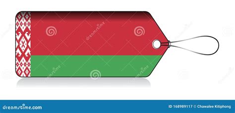 Belorussian Emoji Flag, Label of Product Made in Belarus Stock Vector ...