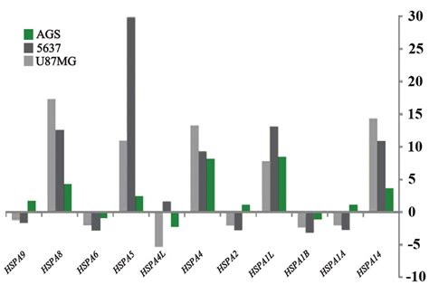 Altered expression of HSP70 gene family members at 48 hours after... | Download Scientific Diagram