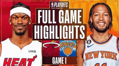 Miami Heat vs. New York Knicks Full Game 1 Highlights | Apr 30 | 2022-2023 NBA Playoffs - YouTube