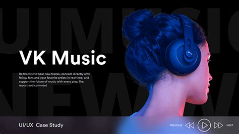 VK Music | Based On Spotify on Behance