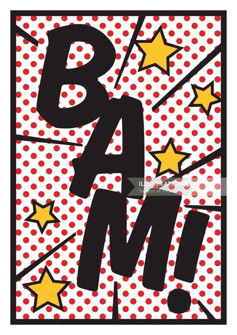 BAM! Comic strip cartoon Pop Art graphic. | Illustration by Season of Victory