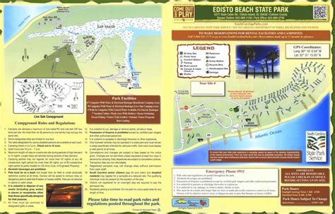 Edisto Beach State Park Campground Map